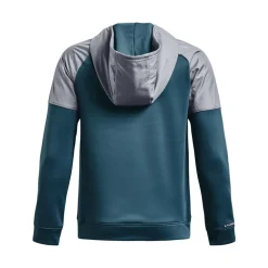 Under Armour Juniors Armour Fleece Grid Full-Zip Top in Blue