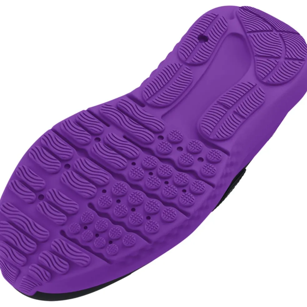 Under Armour Juniors Pre-School Surge 4 AC Running Shoes in Black