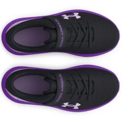 Under Armour Juniors Pre-School Surge 4 AC Running Shoes in Black