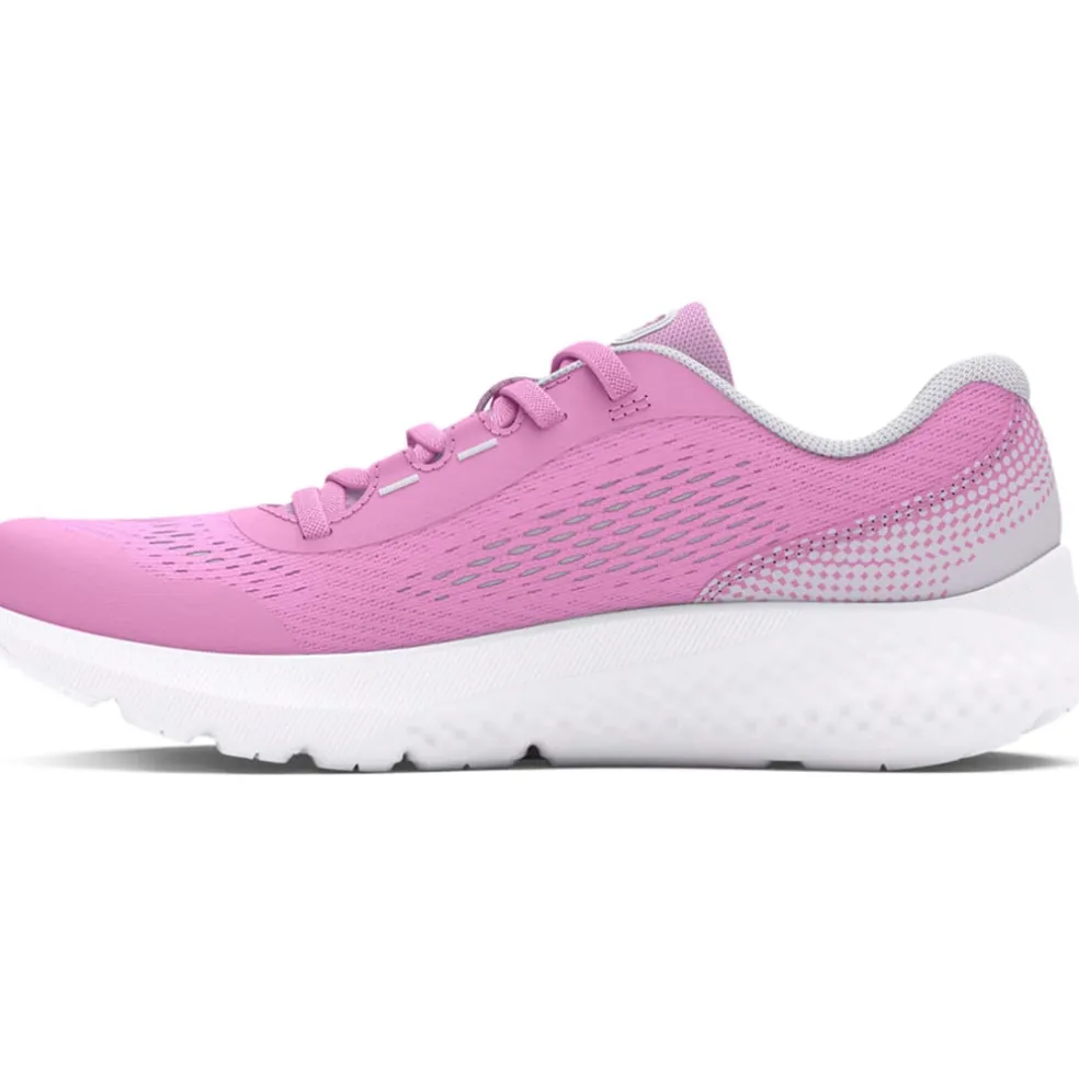 Under Armour Juniors Pre-School Rogue 4 Running Shoes in Pink