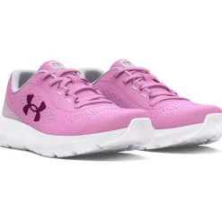 Under Armour Juniors Pre-School Rogue 4 Running Shoes in Pink