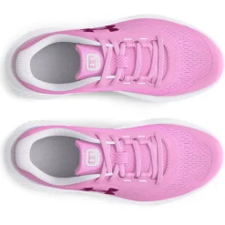 Under Armour Juniors Pre-School Rogue 4 Running Shoes in Pink