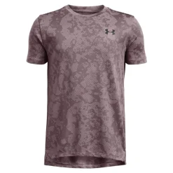 Under Armour Juniors Tech Vent Geode T-Shirt in Grey