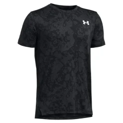 Under Armour Juniors Tech Vent Geode T-Shirt in Black