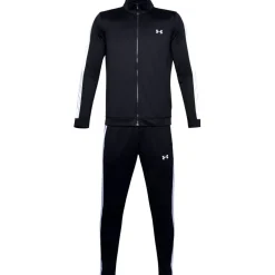 Under Armour Knit Long Sleeve Mock Neck Track Suit in Black