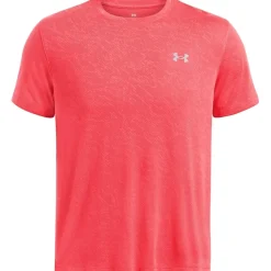 Under Armour Launch Camo Regular Fit Athletic T-Shirt in Red