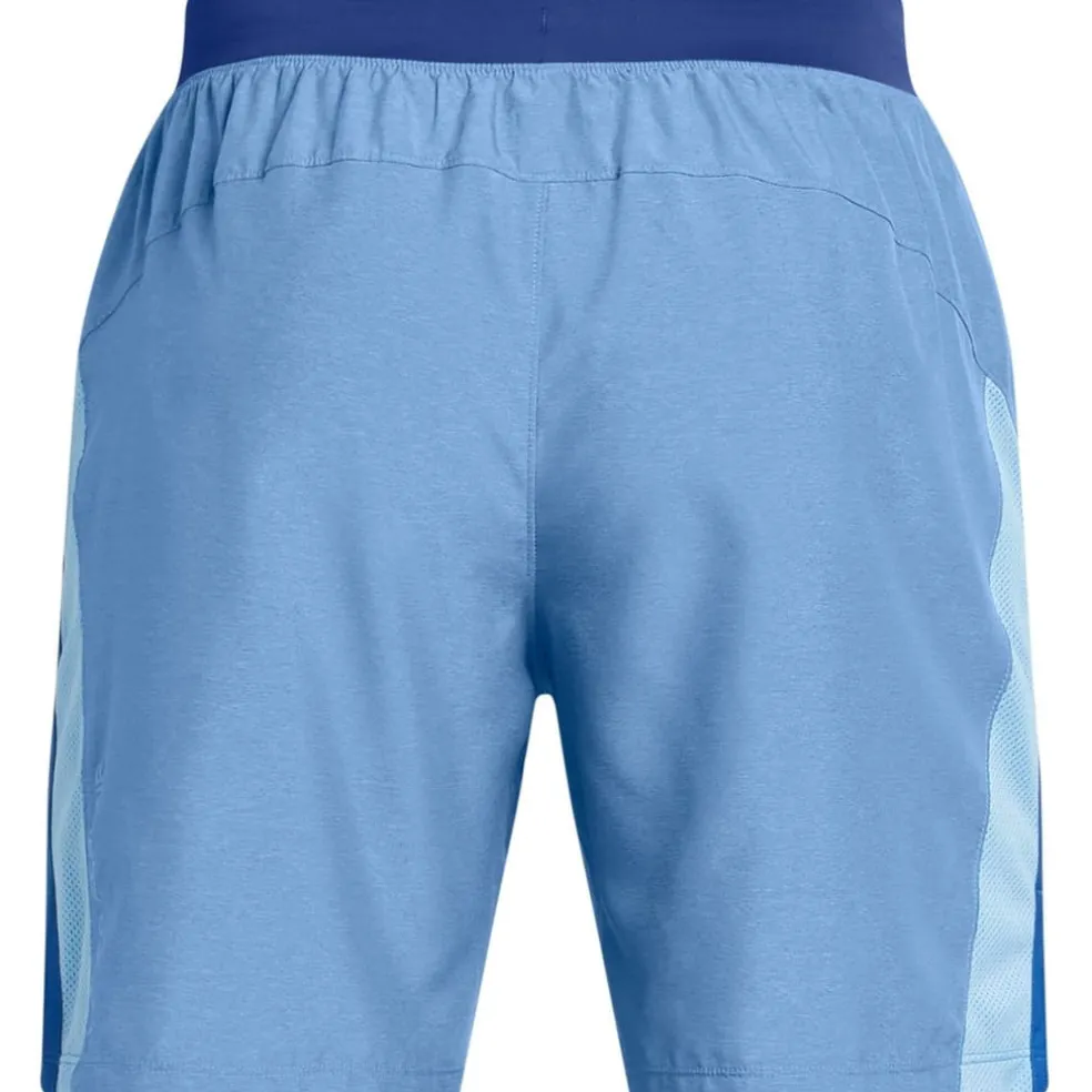Under Armour Launch Heather Running Shorts in Blue
