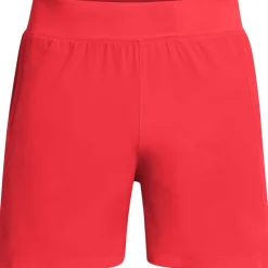 Under Armour Launch Pro 5 Shorts in Red