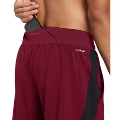 Under Armour Launch Pro 2n1 7 Shorts in Red