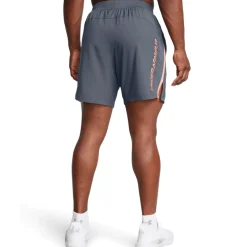 Under Armour Launch Texture Shorts in Grey