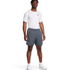 Under Armour Launch Texture Shorts in Grey