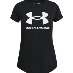 Under Armour Live Sportstyle Graphic Short Sleeve T-Shirt Girls in Black