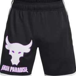 Under Armour Mens Armour Ua Pjt Rck Dsrpt Mesh Sts Gym Shorts in Black