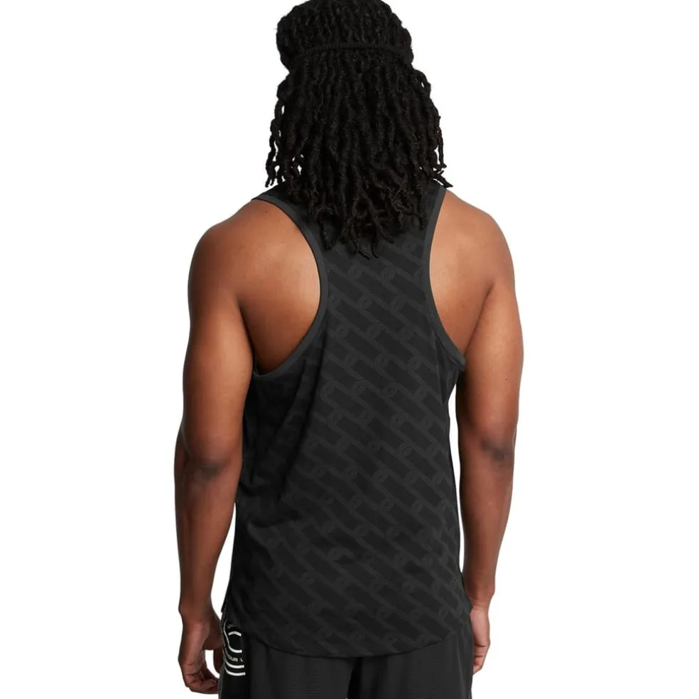 Under Armour Mens Armour Ua Run Anywhere Singlet Running Vest in Black