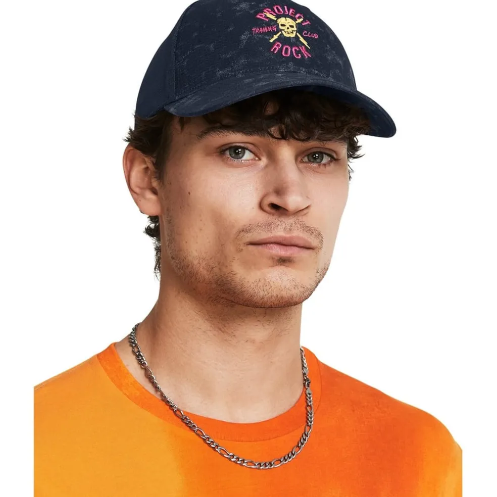 Under Armour Mens Armour Project Rock Trucker Cap in Grey