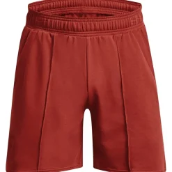 Under Armour Mens Armour Pjt Rock Terry Gym Shorts in Red