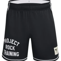 Under Armour Mens Armour Pjt Rck Penny Mesh Sts Tg Gym Shorts in Black
