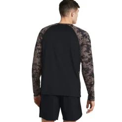 Under Armour Mens Armour Pjt Rck Isochill Ls Gym Top in Brown