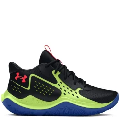 Under Armour Mens Armour Ua Gs Jet 23 Basketball Trainers in Black