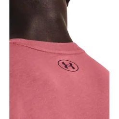 Under Armour Mens Armour Ua Pjt Rock Respect Ls Gym Top in Pink