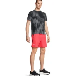 Under Armour Mens Armour Ua Launch 7 Shorts Running Shorts in Red