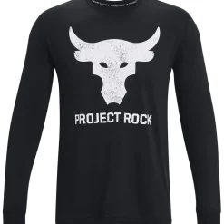 Under Armour Mens Armour Pr Brahma Long Sleeve T-Shirt in Black