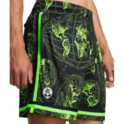 Under Armour Mens Curry Statement Shorts in Black