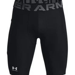 Under Armour Mens Heatgear® Pocket Long Shorts in Black