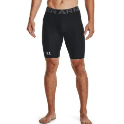 Under Armour Mens Heatgear® Pocket Long Shorts in Black