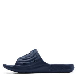Under Armour Mens Locker Iv Sl Sliders in Blue