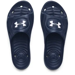 Under Armour Mens Locker Iv Sl Sliders in Blue