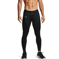 Under Armour Mens Rush Seamless Leggings in Black