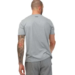 Under Armour Mens Sportsstyle Left Chest Short Sleeve T-Shirt in Grey