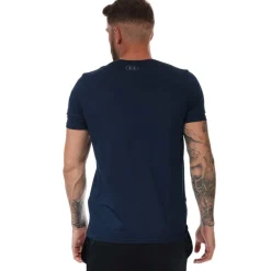Under Armour Mens Sportstyle Left Chest Short Sleeve T-Shirt in Navy