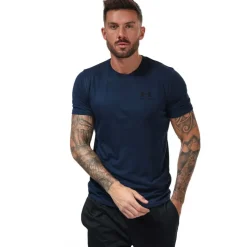 Under Armour Mens Sportstyle Left Chest Short Sleeve T-Shirt in Navy