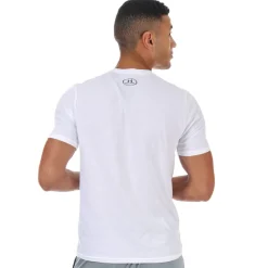 Under Armour Mens Sportstyle Left Chest Short Sleeve T-Shirt in White