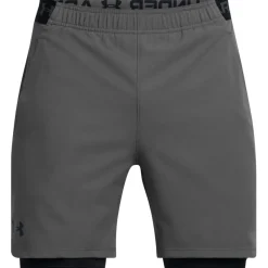 Under Armour Mens Vanish 2 In 1 Shorts in Grey