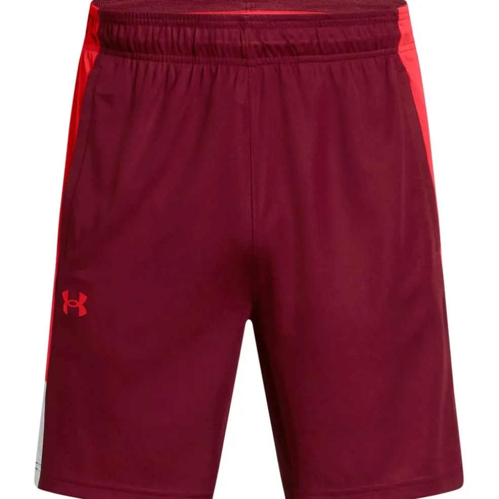 Under Armour Mens Zone 7 Shorts in Red