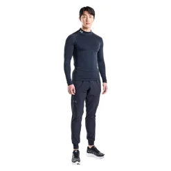 Under Armour Mock Long Sleeve Top in Black