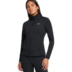 Under Armour Motion Emea Performance Mock Neck Jacket in Black