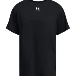 Under Armour Oversize Fit Crew Neck Short Sleeve T-Shirt in Black