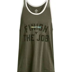 Under Armour Pjt Rock Tank in Green