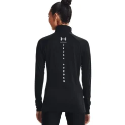 Under Armour Reflective Tech 1/4 Zip Top in Black