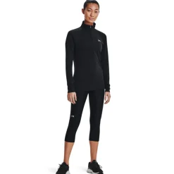 Under Armour Reflective Tech 1/4 Zip Top in Black
