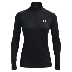 Under Armour Reflective Tech 1/4 Zip Top in Black