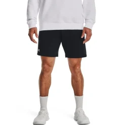 Under Armour Rival Cotton Shorts in Black