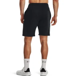 Under Armour Rival Cotton Shorts in Black