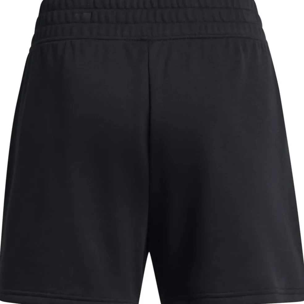 Under Armour Rival Terry Running Shorts with Elasticated Waistband in Black