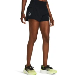 Under Armour Run Anywhere Athletic Shorts in Black