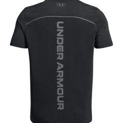 Under Armour Rush Short Sleeve Crew Neck T-Shirt in Black